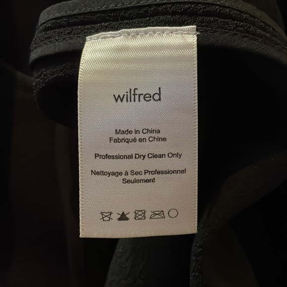 Wilfred Black Open Front Blazer - Size 0 - Picture 4 of 5